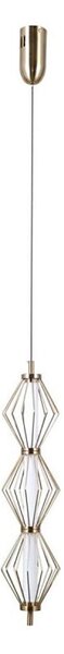 ITALUX PND-34403-3V-HBR - Candelabru LED suspendat pe cablu SEVILLA, 15W, 230V, 3000K, auriu