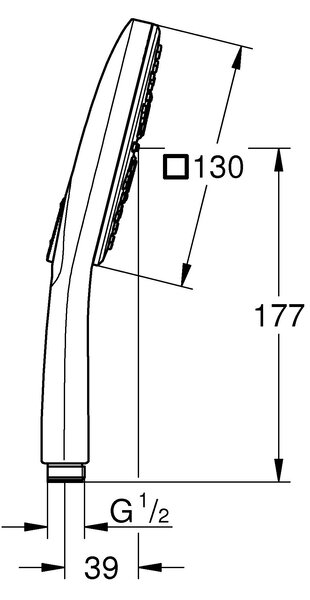 Grohe Rainshower duș de mână crom 26582000