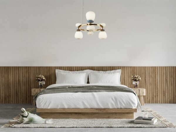 ITALUX PND-94981-4B-GD - Lustră LED suspendată pe cablu EVANS LED/33W/230V 3000K auriu