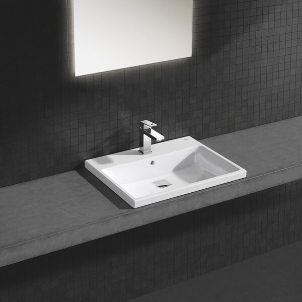 Grohe Cube Ceramic lavoar 60x49 cm dreptunghiular încastrat alb luciu 3947900H