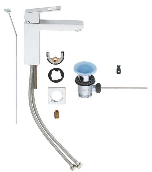 Grohe Eurocube baterie lavoar stativ StarLight Chrome 23445000