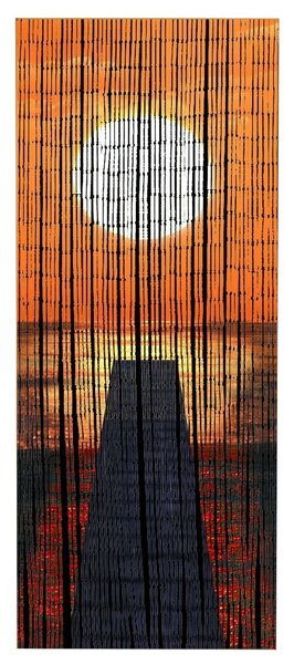 Cortină din bambus Sunset, 90x200 cm