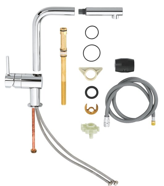 Grohe Minta baterie bucătărie pe picior crom 32168000