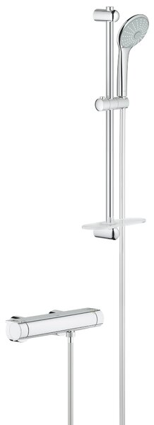 Grohe Grohtherm 2000 baterie de duș perete cu termostat crom 34195001