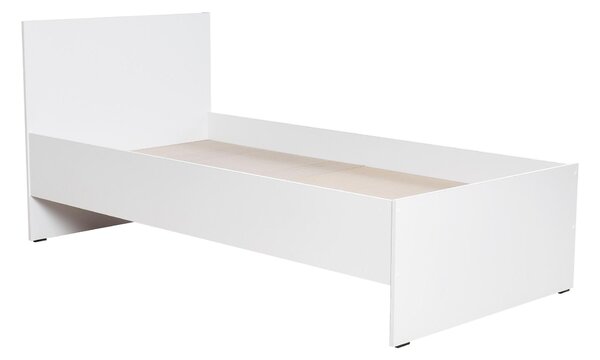 Z0ND0 Pat de o persoană 90 cm Krynalona 1 (cu somieră) (alb). 1108498