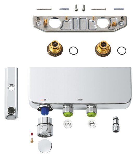 Grohe Grohtherm SmartControl baterie cadă-duș perete cu termostat crom 34718000