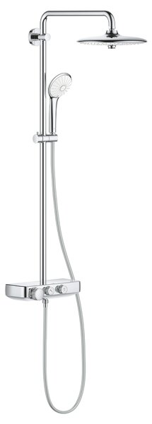 Grohe Euphoria set de duș perete cu termostat cu duș de ploaie crom 26509000