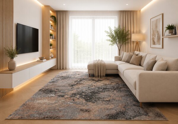 Covor Modern, Mira 24137, Gri Maro, Dreptunghiular, Diverse Dimensiuni