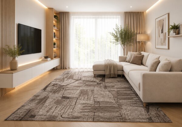 Covor Modern, Mira 24181, Bej, Dreptunghiular, Diverse Dimensiuni