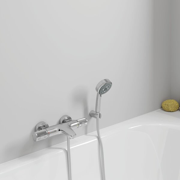 Grohe Precision Feel baterie cadă-duș perete cu termostat crom 34788000