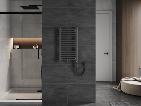 Mexen Mars, element electric de încălzire 700 x 400 mm, 300 W, antracit, W110-0700-400-2300-66