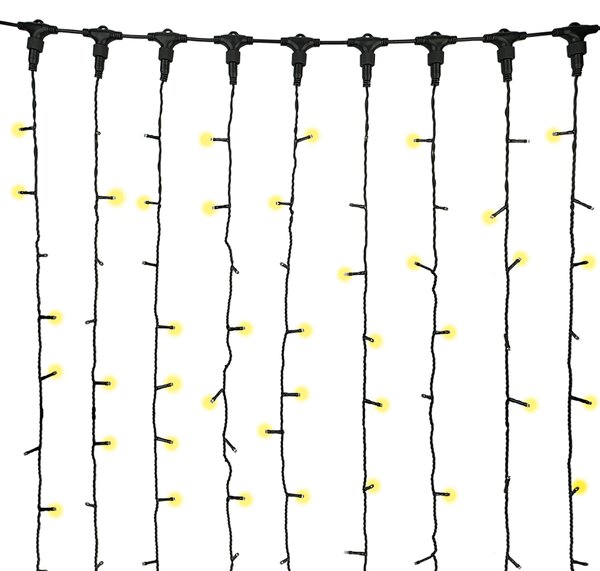 Perdea Luminoasa Profesionala 2M x 10M, 2000 leduri, Interconectabila