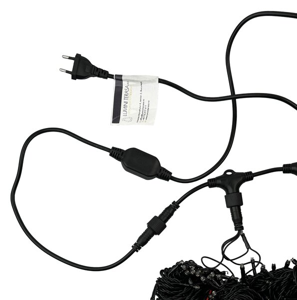 Perdea Luminoasa Profesionala 2M x 10M, 2000 leduri, Interconectabila