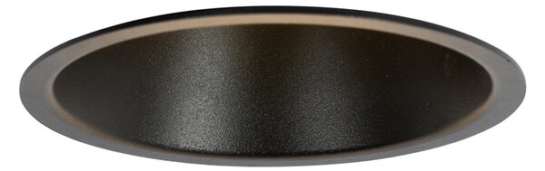 Set de 6 spoturi incastrate negre GU10 70mm IP44 - Dept