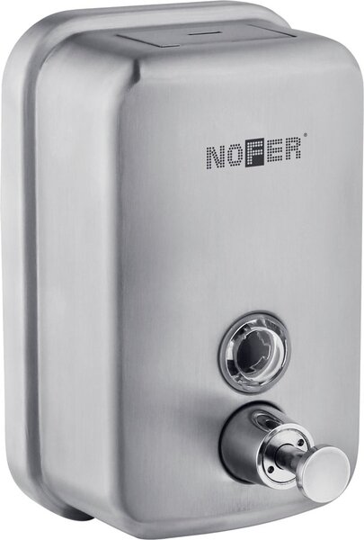 NOFER NOFER, dozator de sapun lichid 600 ml, mat otel inoxidabil, 03001.06.S