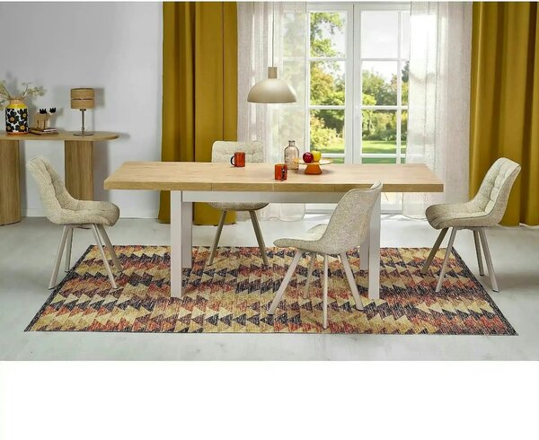 Masa extensibila TIAGO, stejar/casmir, 140/220x80x76 cm
