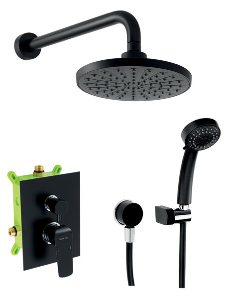 Novaservis - set de duș ascuns, negru, SET38051R,5