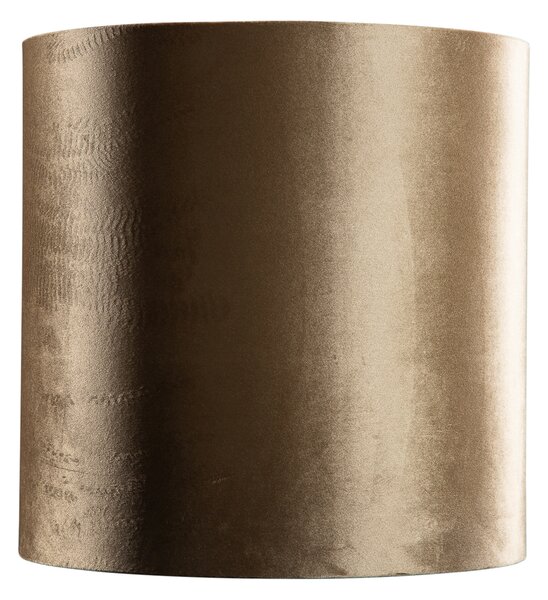 Abajur din catifea bronz cu interior auriu 40/40/40