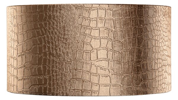 Abajur din catifea cu design de crocodil și interior auriu 50/50/25