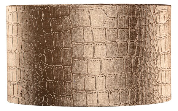 Abajur din catifea cu design de crocodil și interior auriu 35/35/20