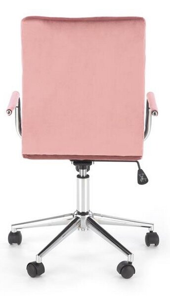 Scaun birou Gonzo 4, roz, 60x53x93/105 cm