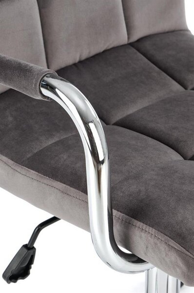 Scaun birou Gonzo 4, gri, 60x53x93/105 cm