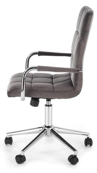 Scaun birou Gonzo 4, gri, 60x53x93/105 cm