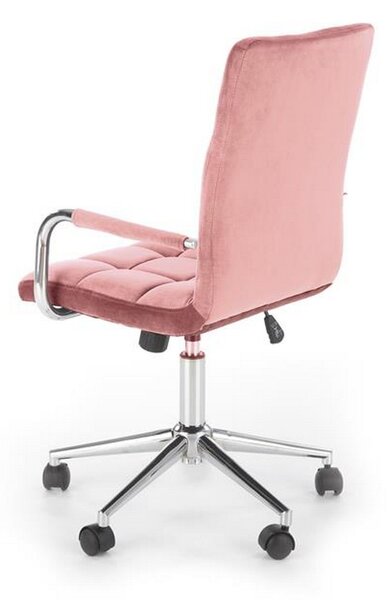 Scaun birou Gonzo 4, roz, 60x53x93/105 cm