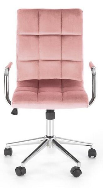 Scaun birou Gonzo 4, roz, 60x53x93/105 cm