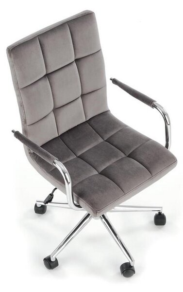 Scaun birou Gonzo 4, gri, 60x53x93/105 cm