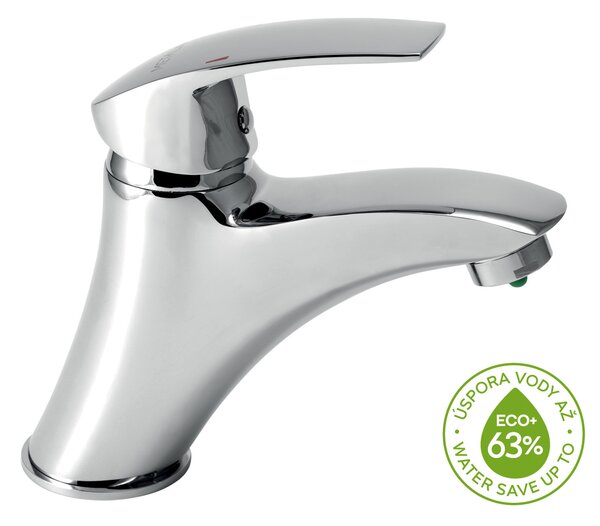 Novaservis Metalia ECO+, baterie chiuveta fara iesire, crom, 57002/1.0E