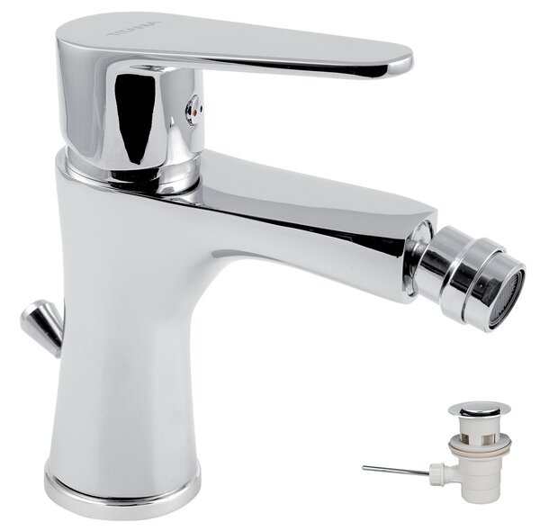 Novaservis Titania Fresh, baterie bideu cu garnitură, crom, 96011.0