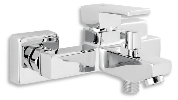 Novaservis Titania Cube, baterie pentru cada montată pe perete fără set de duș 150 mm, crom, 98820/1.0
