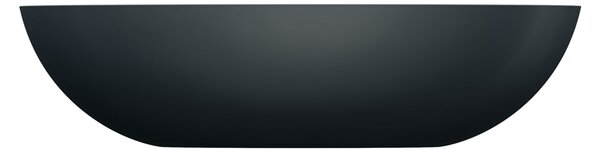 Omnires Shell M+ lavoar 60x35 cm ovale de blat negru mat SHELLUNBLV