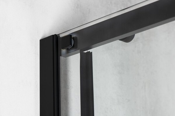 Polysan Polysan, ALTIS LINE BLACK paraș de duș dreptunghiular 1100x800 mm, varianta L/P, AL3912BAL5912B