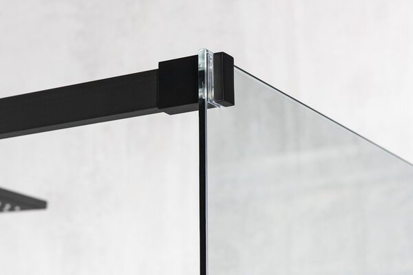 Polysan Polysan, ALTIS LINE BLACK paraș de duș dreptunghiular 1100x800 mm, varianta L/P, AL3912BAL5912B