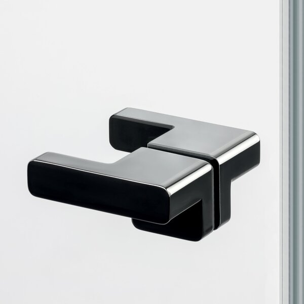 New Trendy Eventa Black Chrome cabină de duș 120x90 cm dreptunghiular negru luciu/sticlă transparentă EXK-6214