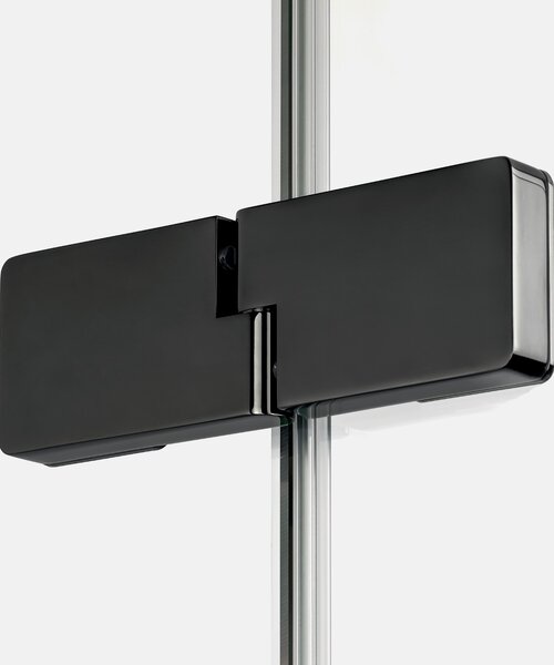 New Trendy Eventa Black Chrome cabină de duș 120x90 cm dreptunghiular negru luciu/sticlă transparentă EXK-6214