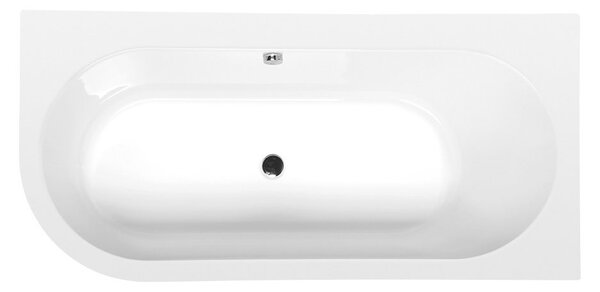 Polysan Polysan, cadă asimetrică ASTRA R MONOLITH 160x75x60cm, alb, 34611M