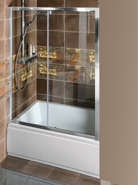 Polysan Polysan, usa de dus DEEP 1600x1650mm, sticla transparenta, MD1616