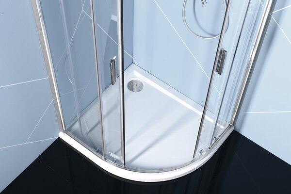 Polysan Polysan, paravan de duș pătrat EASY LINE 900x800mm, L/R, sticlă transparentă, EL2815