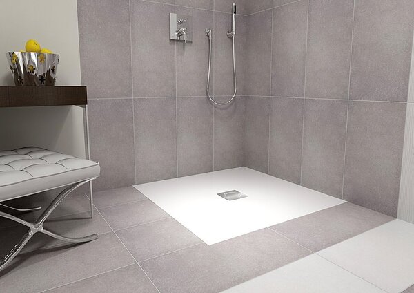 Polysan Polysan, cadita de dus FLEXIA din marmura turnata cu posibilitate de reglare a dimensiunii 110x90cm, 72923