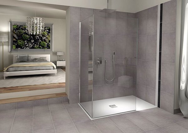 Polysan Polysan, cadita de dus FLEXIA din marmura turnata cu posibilitate de reglare a dimensiunii 90x90x3cm, 71546