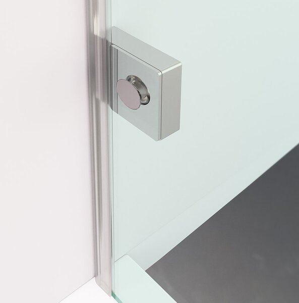 Polysan Polysan, usa de dus FORTIS EDGE fara profil 1000mm, sticla transparenta, stanga, FL1210L
