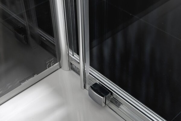 Polysan Polysan, Lucis Line Coltar dus trei pereti 1000x800x800mm varianta L/P, DL1015DL3315DL3315