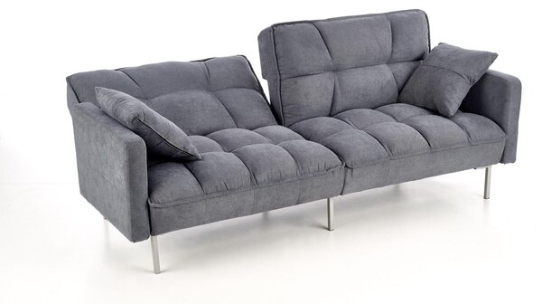 Canapea extensibila ROBERTO, gri albastru, 193x85/108x86/58 cm