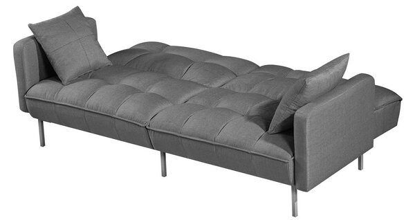 Canapea extensibila ROBERTO, gri albastru, 193x85/108x86/58 cm