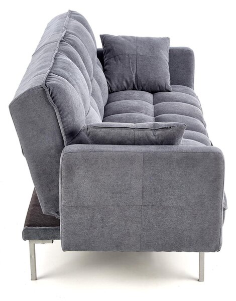 Canapea extensibila ROBERTO, gri albastru, 193x85/108x86/58 cm
