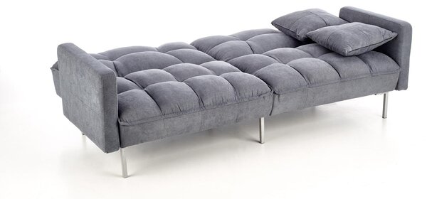 Canapea extensibila ROBERTO, gri albastru, 193x85/108x86/58 cm