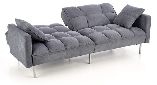 Canapea extensibila ROBERTO, gri albastru, 193x85/108x86/58 cm